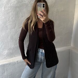 Zara blazer vest